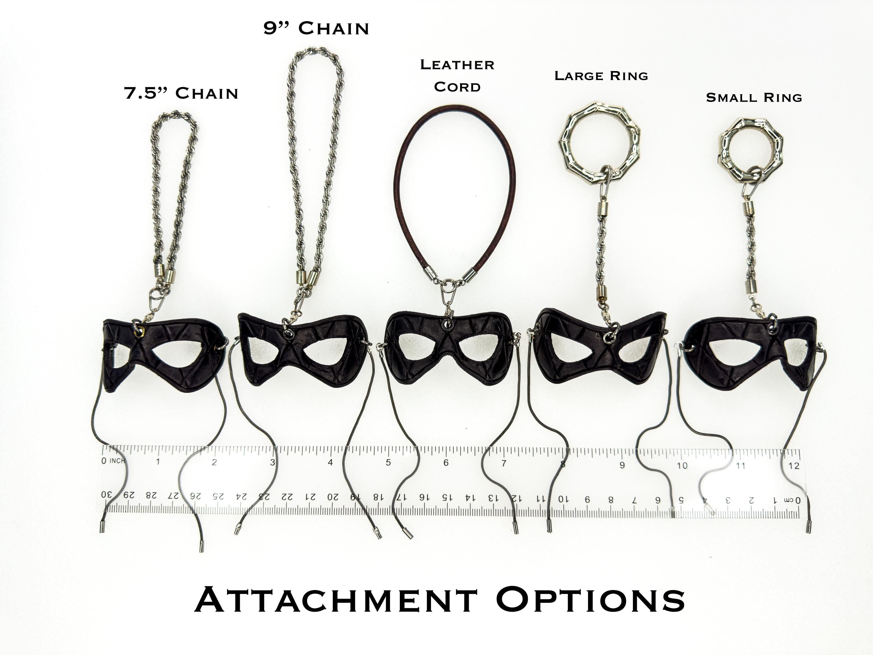 Skull Leather Mini Mask – Handcrafted Charm for Rearview Mirrors, Handbags, Lanyards, Party Favors & More Rockwell Masks