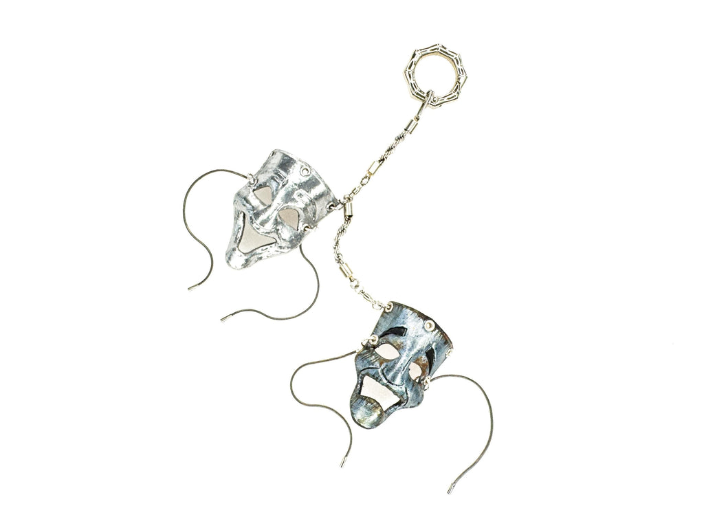 Olde Theatre Leather Mini Mask – Handcrafted Charm for Rearview Mirrors, Handbags, Lanyards, Party Favors & More Rockwell Masks