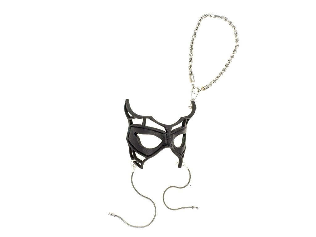 Royalty Leather Mini Mask – Handcrafted Charm for Rearview Mirrors, Handbags, Lanyards, Party Favors & More Rockwell Masks