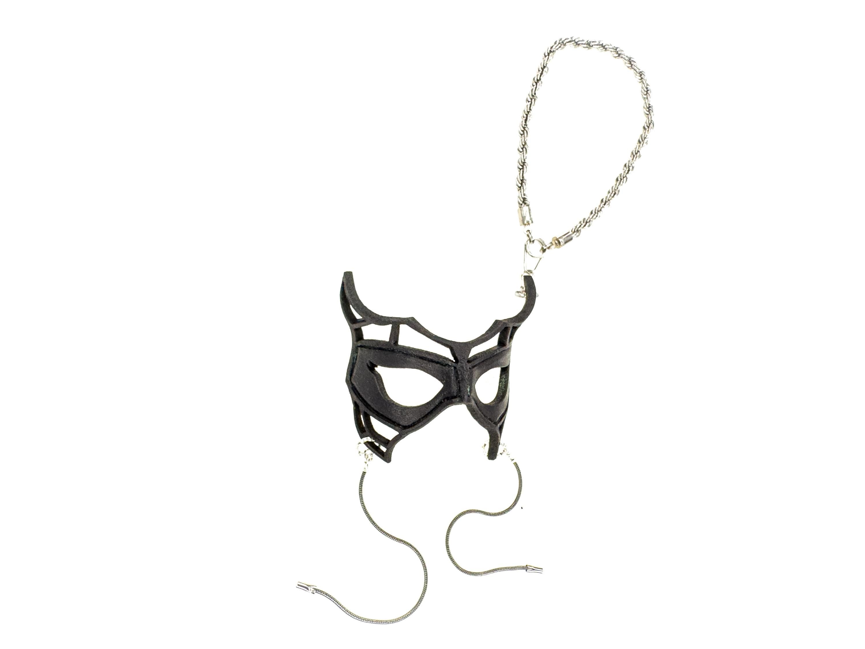 Royalty Leather Mini Mask – Handcrafted Charm for Rearview Mirrors, Handbags, Lanyards, Party Favors & More Rockwell Masks