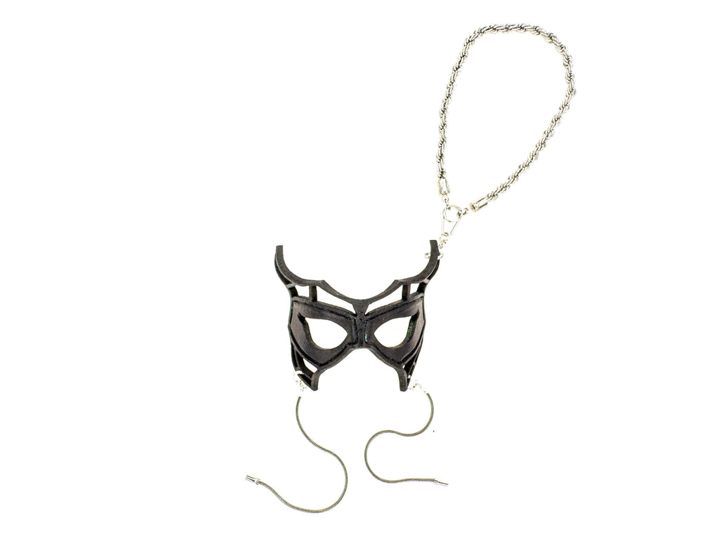 Royalty Leather Mini Mask – Handcrafted Charm for Rearview Mirrors, Handbags, Lanyards, Party Favors & More Rockwell Masks