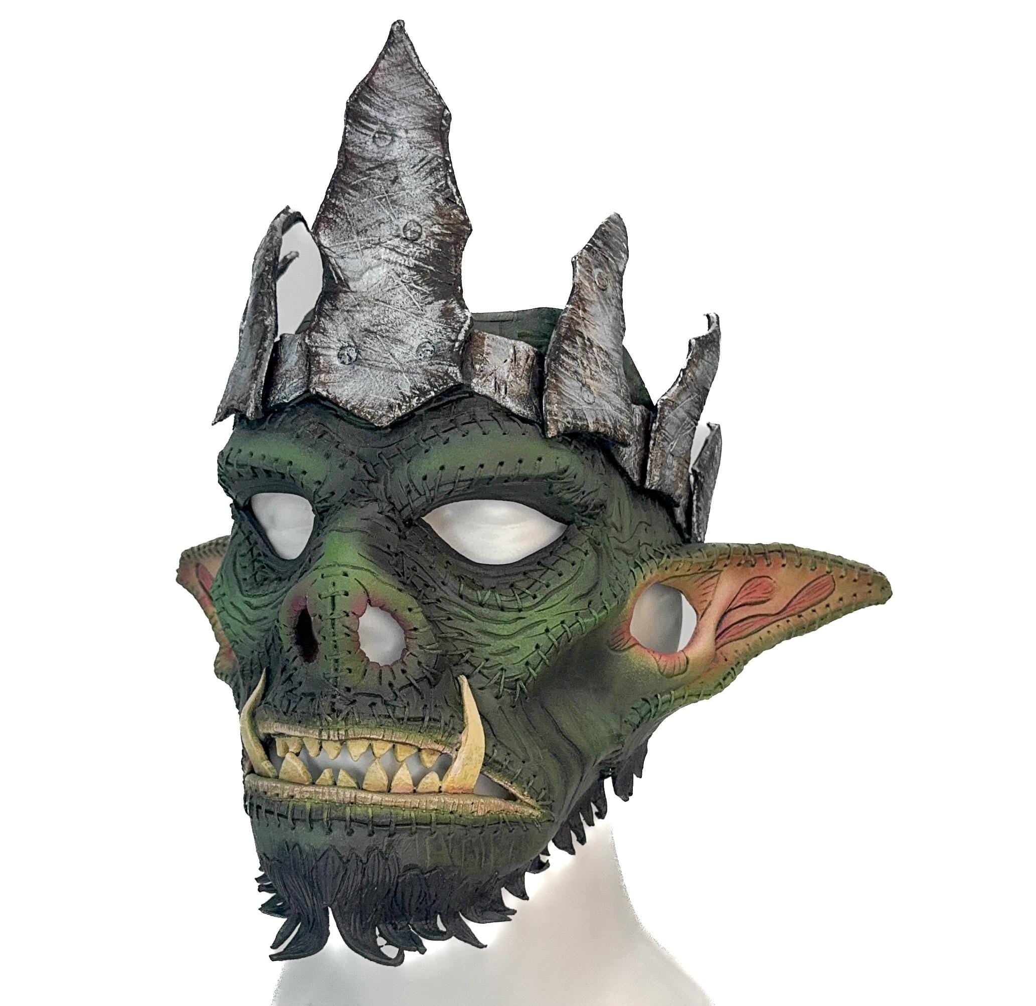 Goblin King - Handmade Mask for Halloween, Performance or Cosplay Costume Rockwell Masks