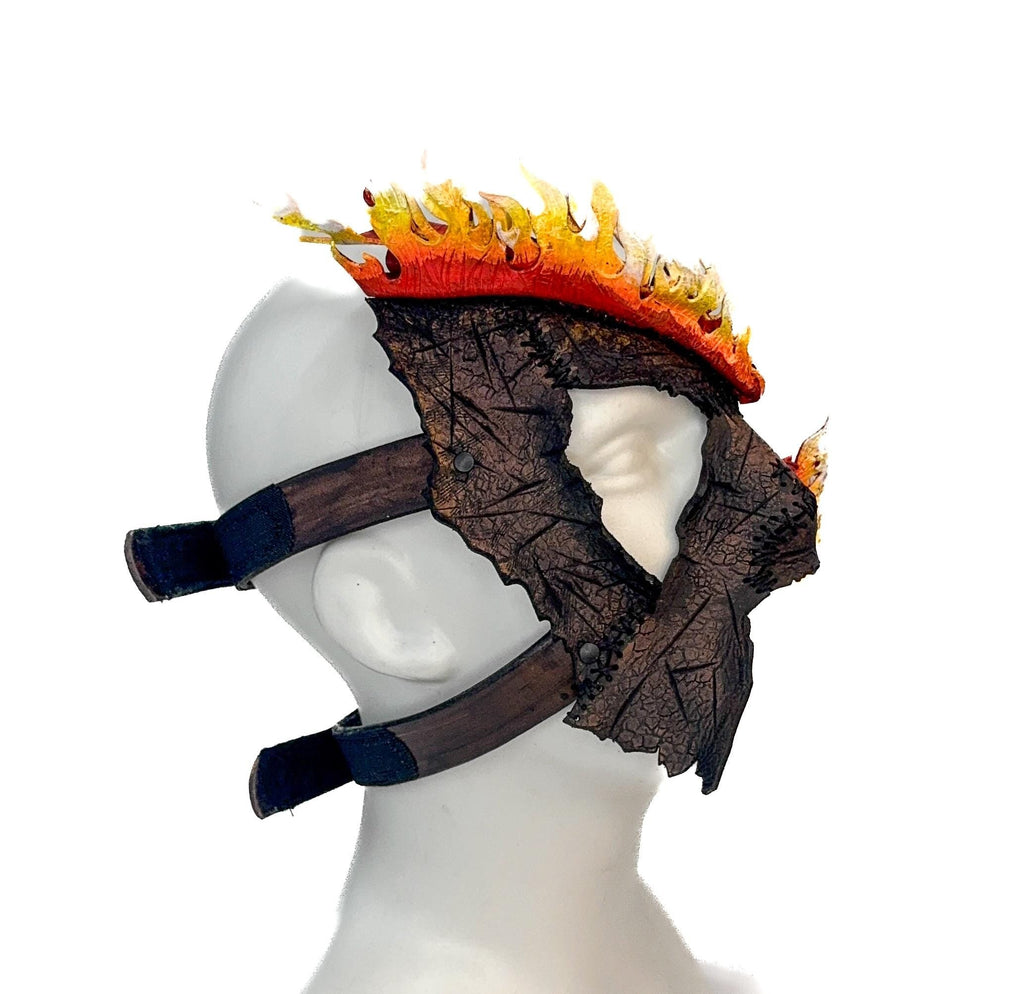 In Flames - Handmade Mask for Halloween, Performance or Cosplay Costume Rockwell Masks