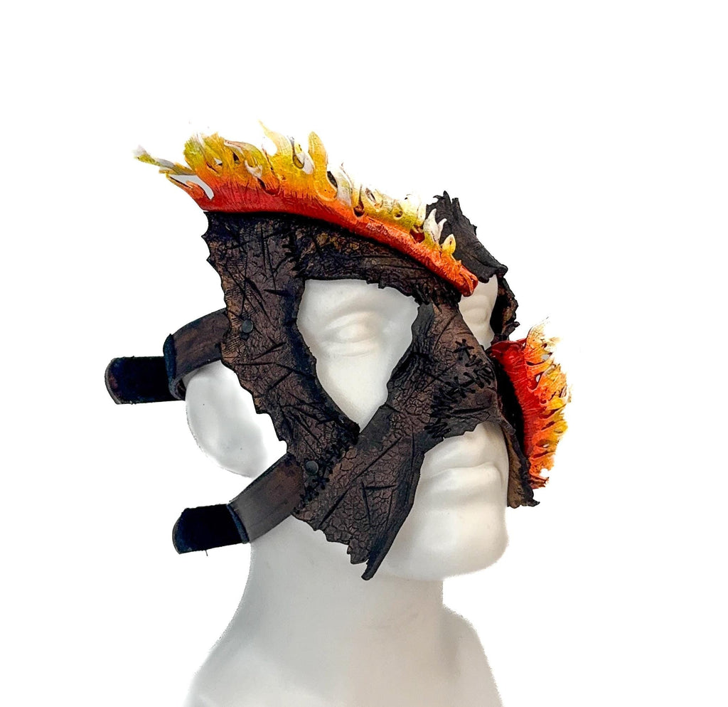 In Flames - Handmade Mask for Halloween, Performance or Cosplay Costume Rockwell Masks