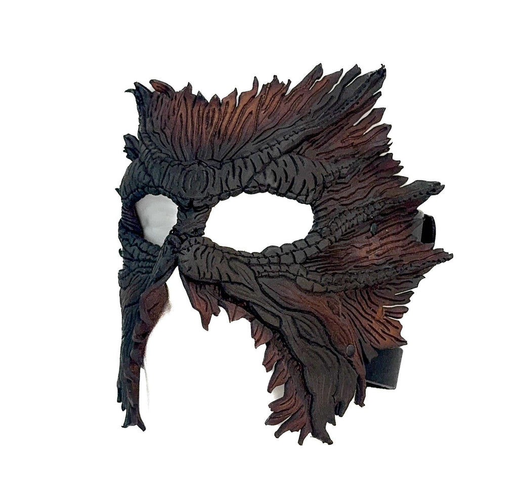 World's End - Handmade Leather Mask for Halloween, Performance or Cosplay Costume Rockwell Masks