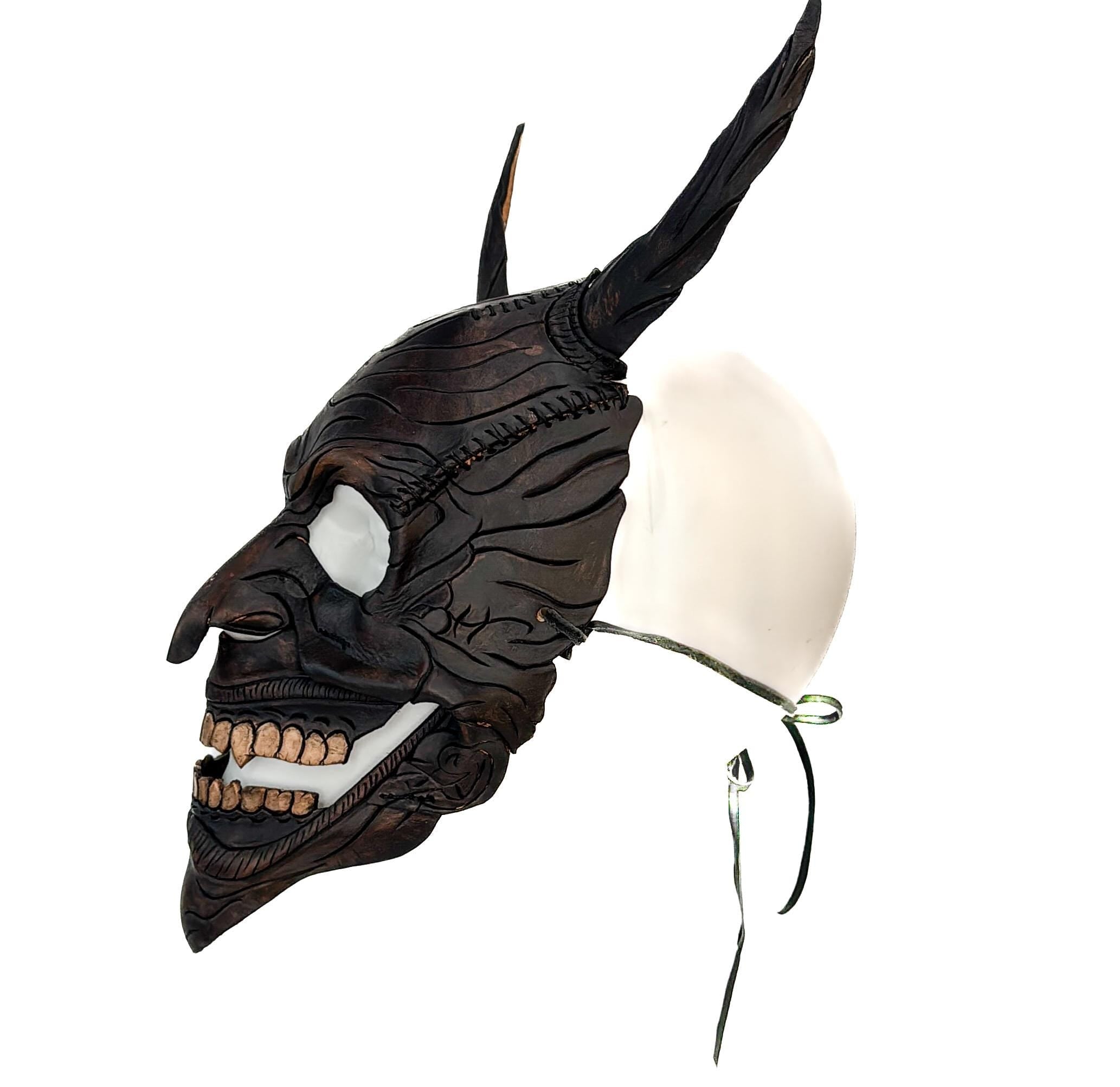 Maniacal Demon - Handmade Mask for Halloween, Performance or Cosplay Costume Rockwell Masks