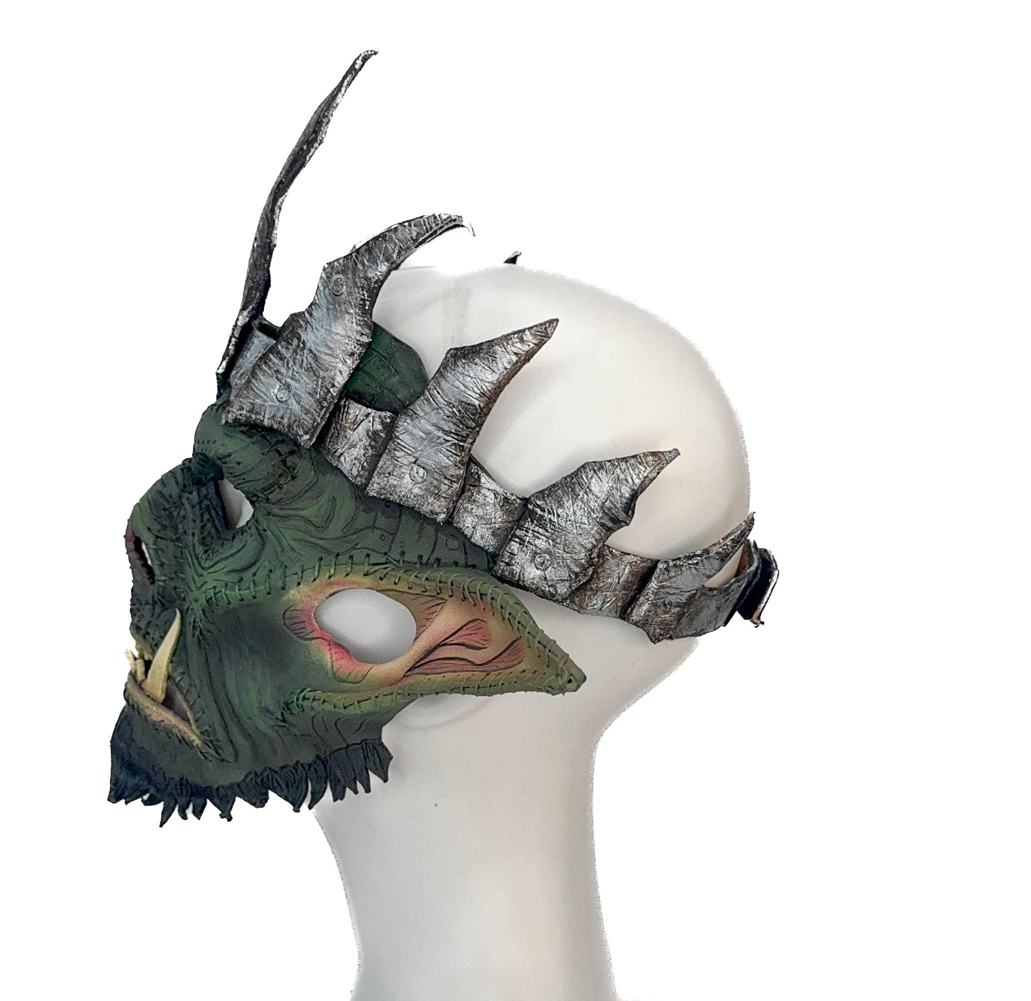 Goblin King - Handmade Mask for Halloween, Performance or Cosplay Costume Rockwell Masks