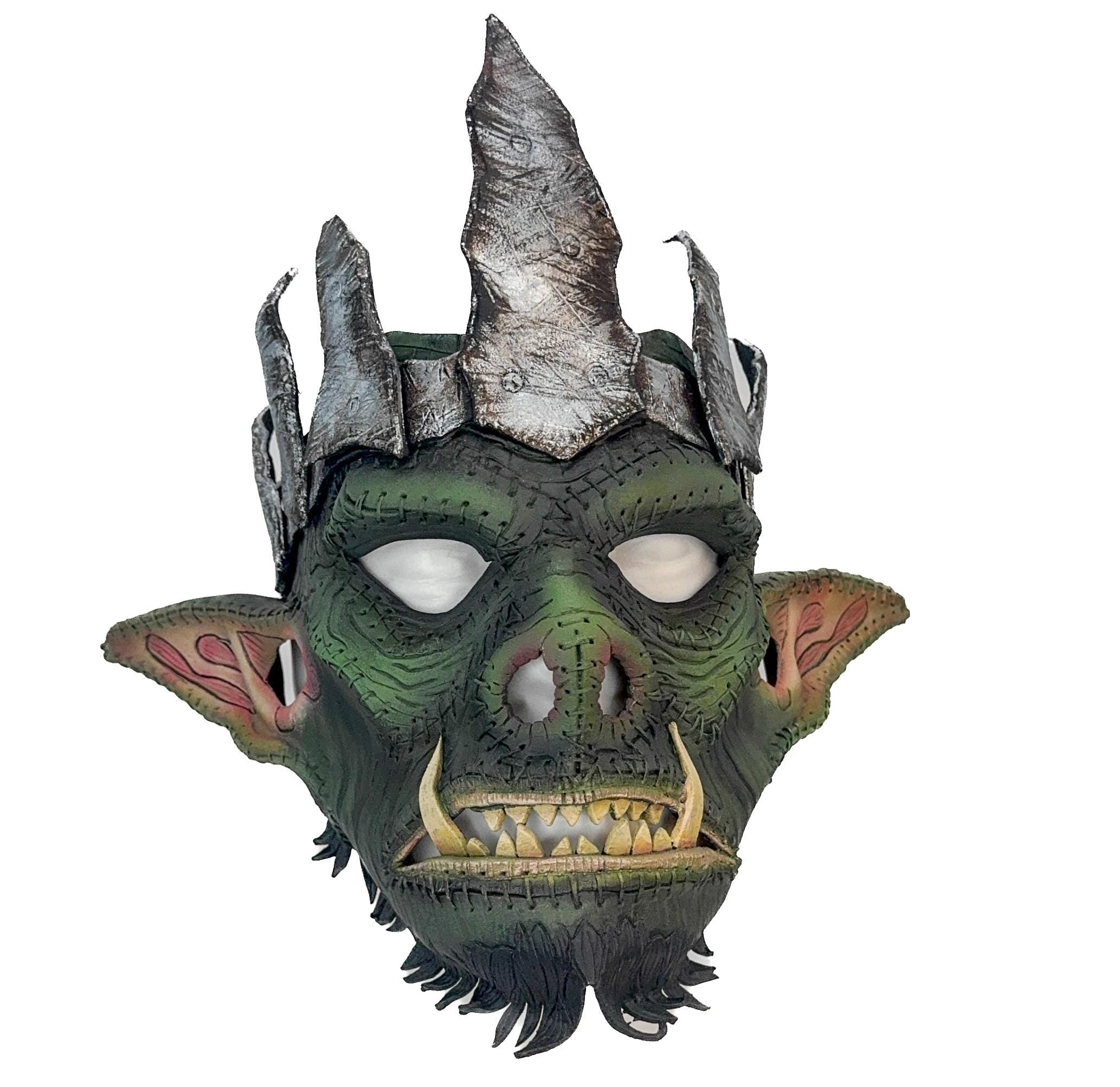 Goblin King - Handmade Mask for Halloween, Performance or Cosplay Costume Rockwell Masks