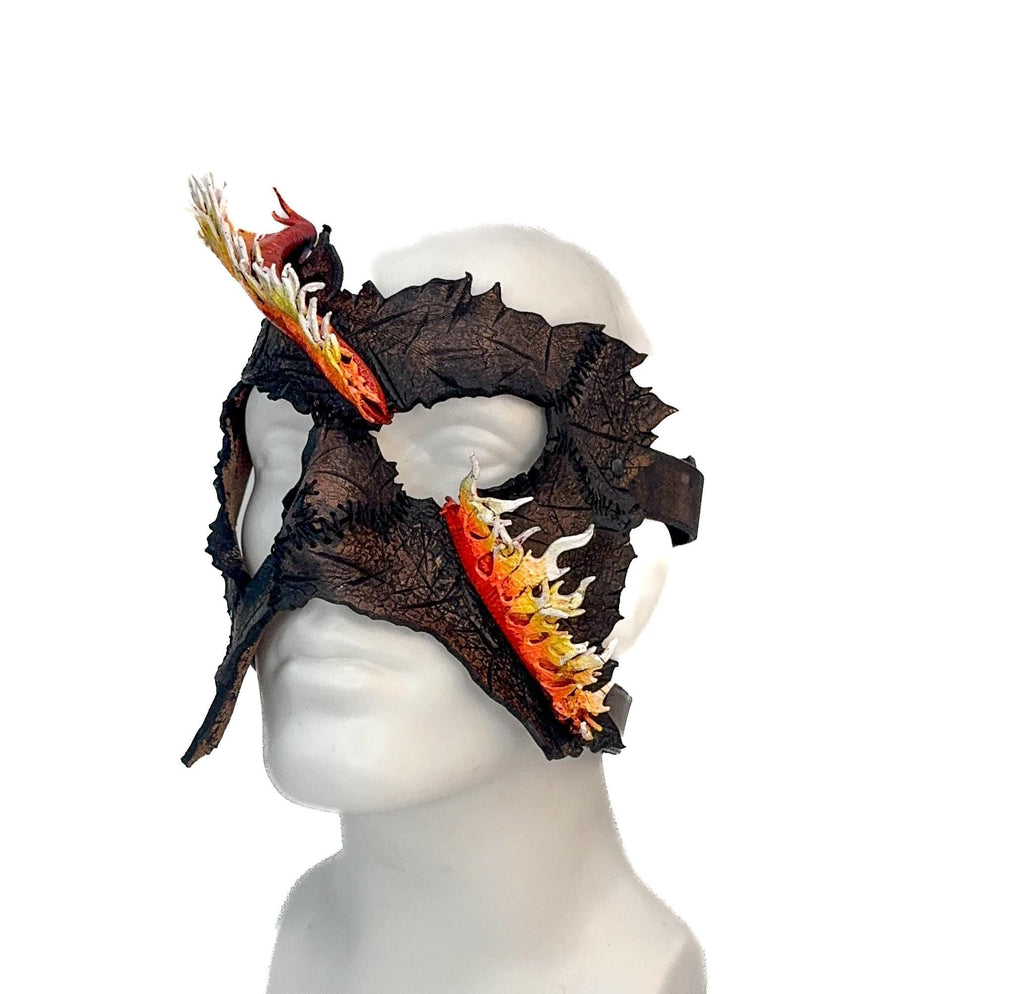 In Flames - Handmade Mask for Halloween, Performance or Cosplay Costume Rockwell Masks
