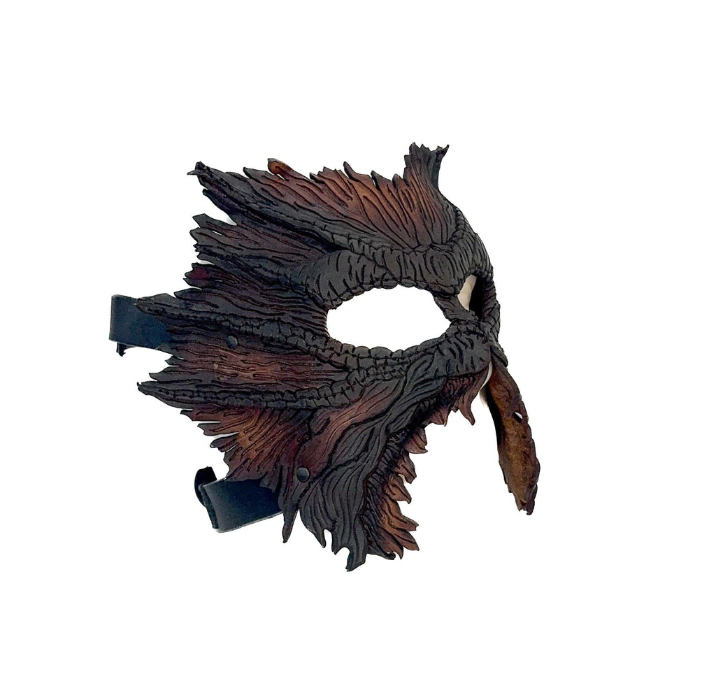 World's End - Handmade Leather Mask for Halloween, Performance or Cosplay Costume Rockwell Masks