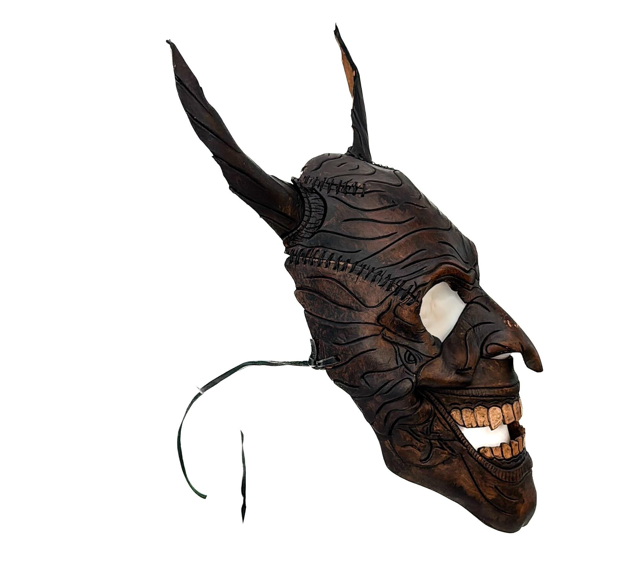 Maniacal Demon - Handmade Mask for Halloween, Performance or Cosplay Costume Rockwell Masks