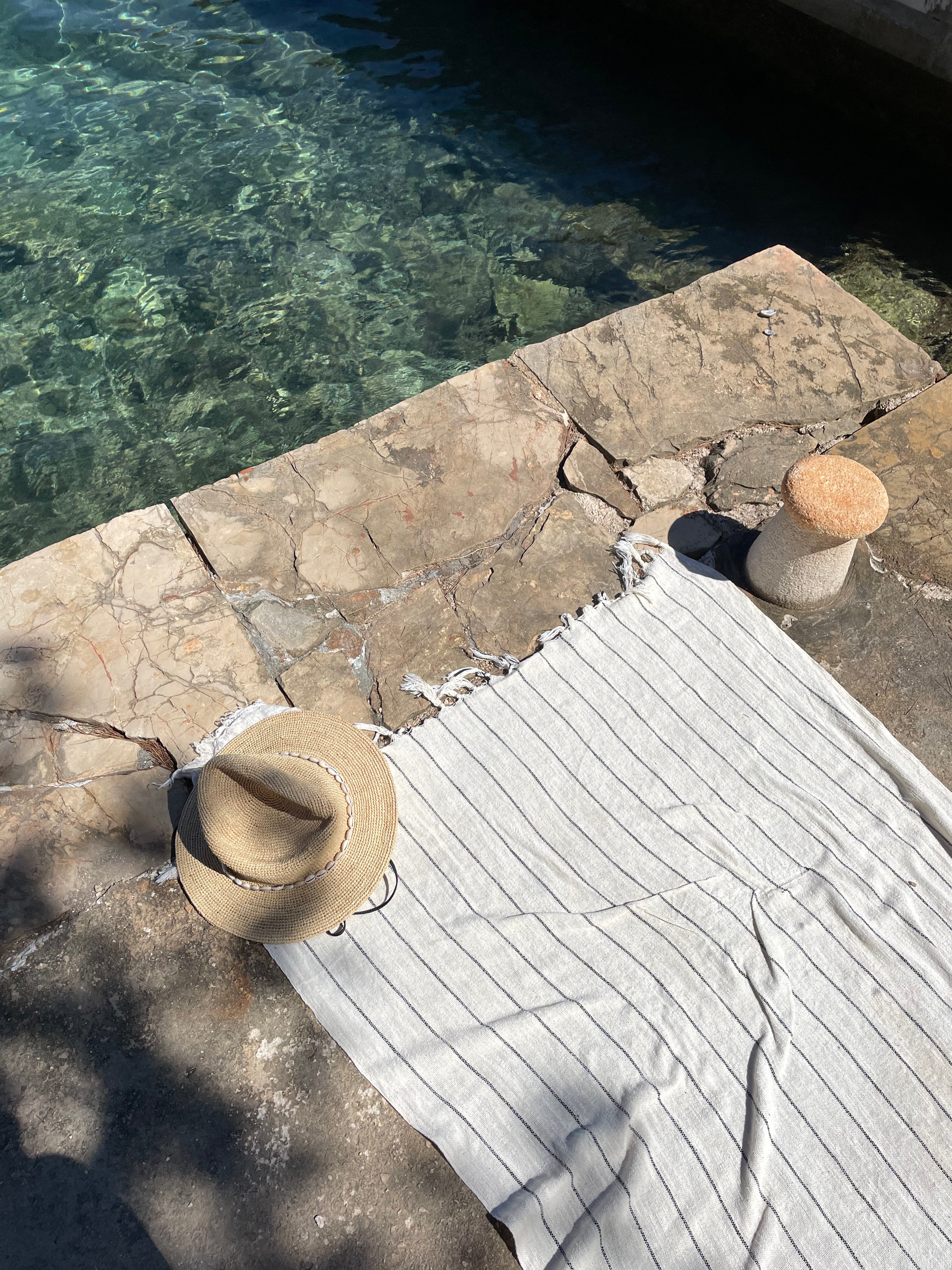 Ahlat Cotton Linen Towel Eastern Woven