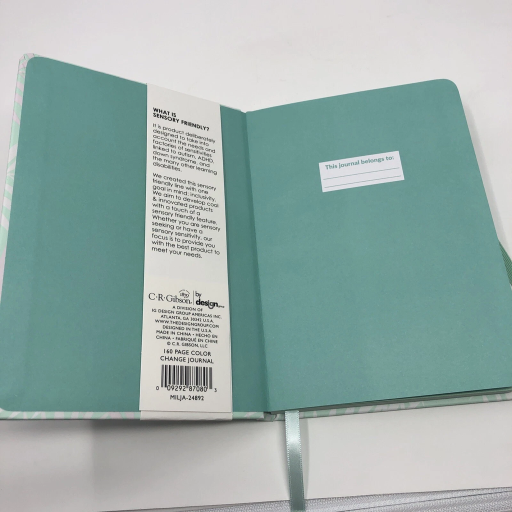 Sensory-Friendly Color Change Journal – 160 Pages, Sunlight Reactive Cover COLO