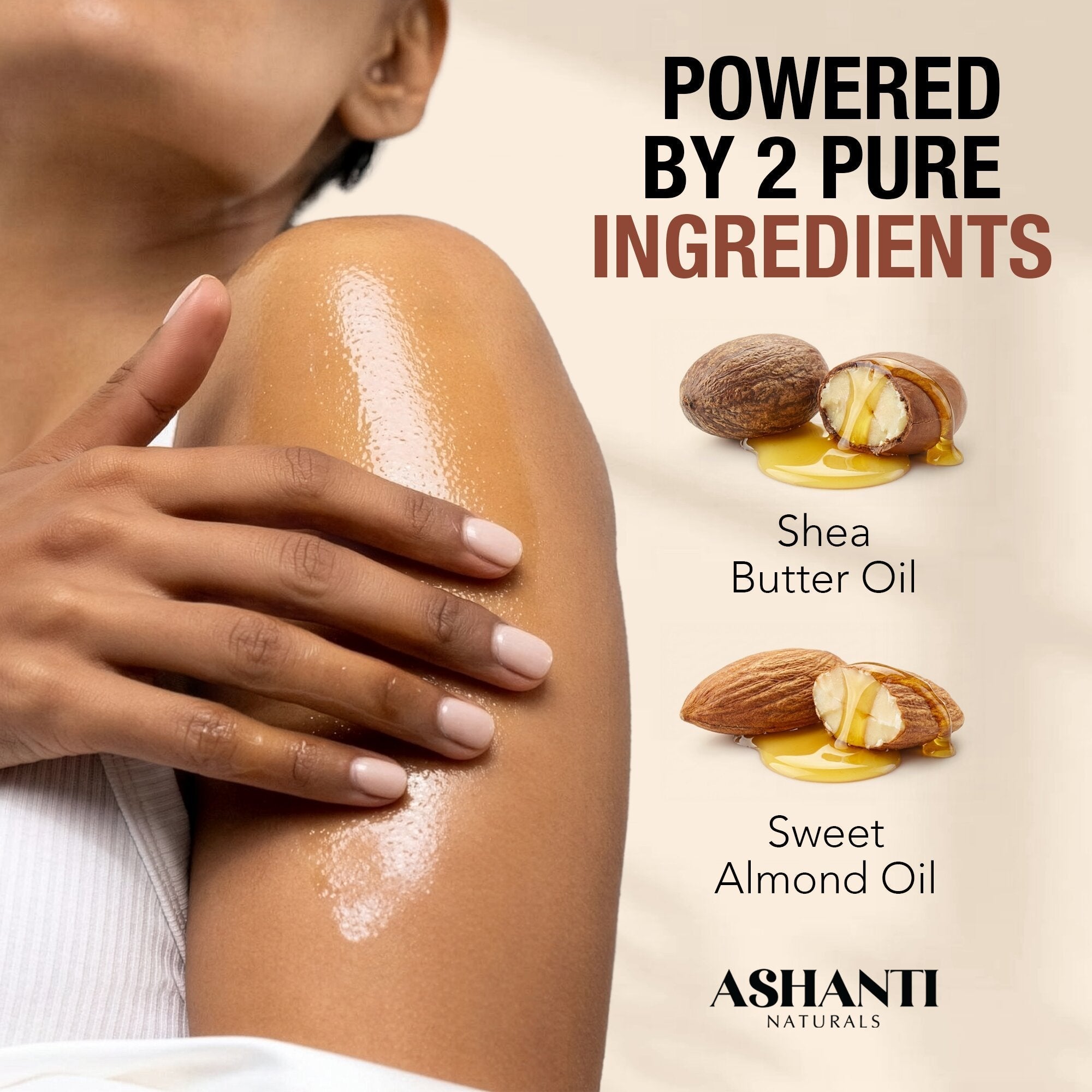 Shea & Almond Body Oil - Midnight Amber AshantiNaturals