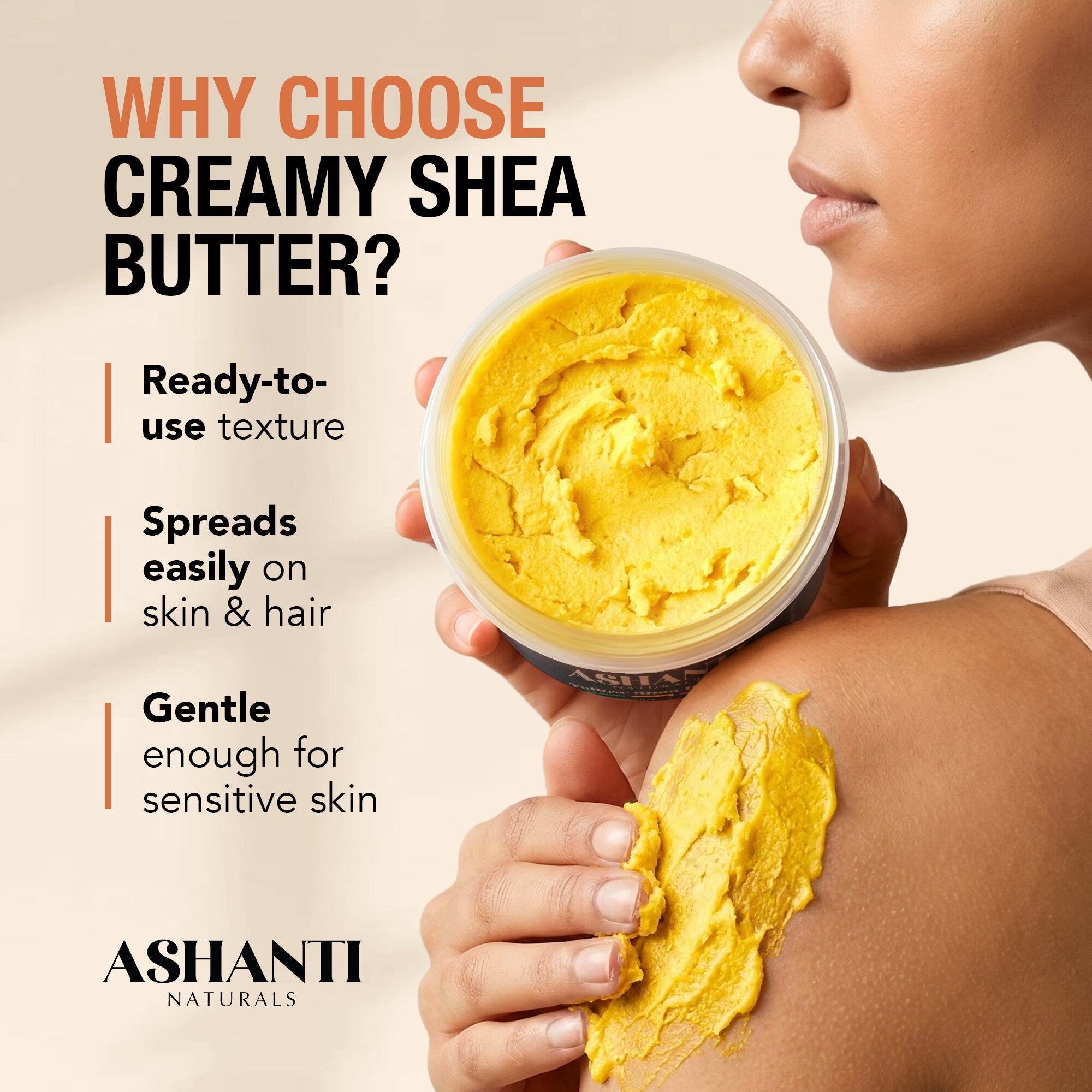 100% Yellow Shea Butter - Creamy AshantiNaturals