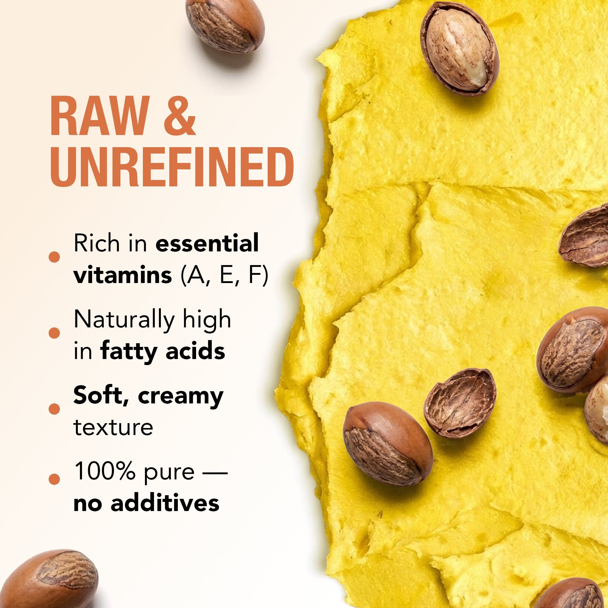100% Yellow Shea Butter - Creamy AshantiNaturals