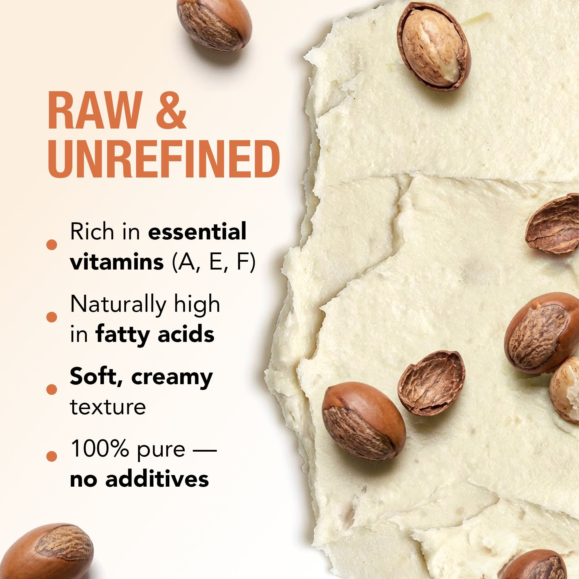 100% White Shea Butter - Creamy AshantiNaturals
