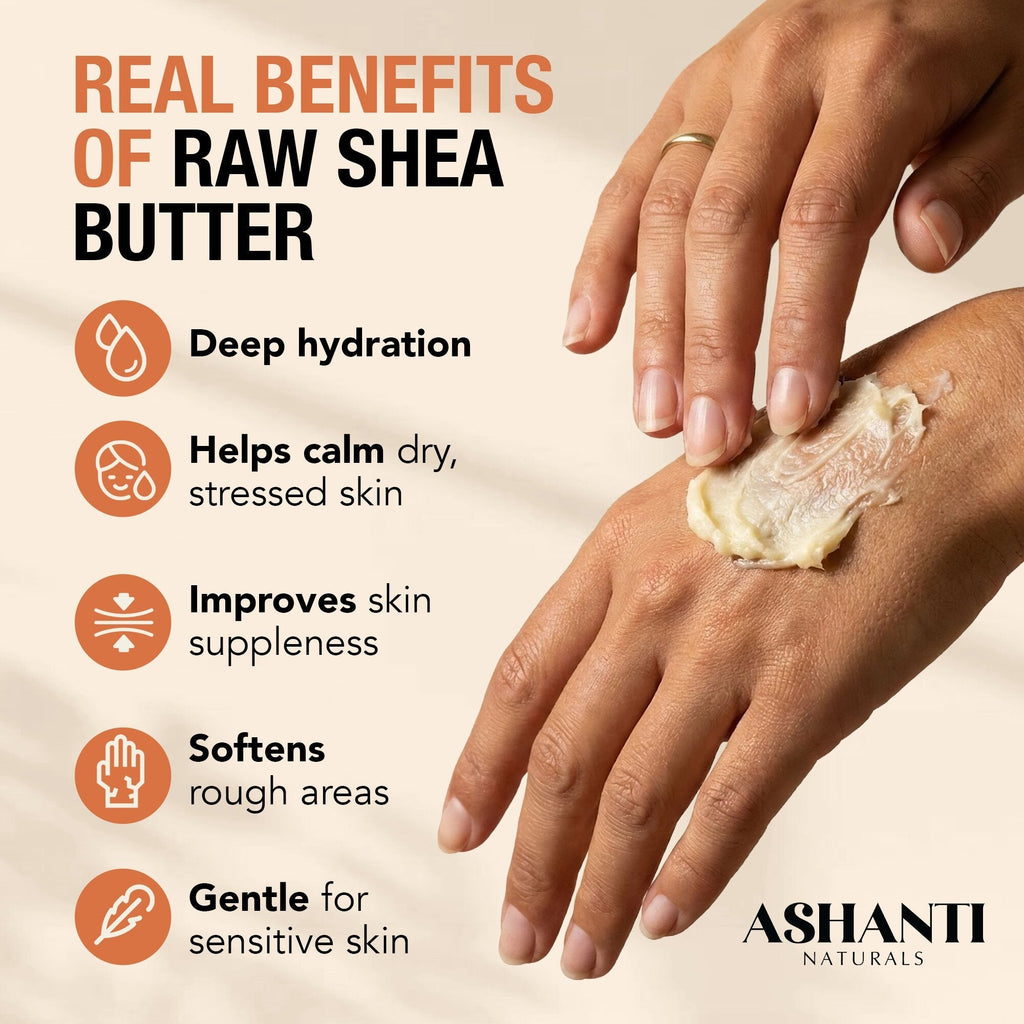 100% White Shea Butter - Creamy AshantiNaturals