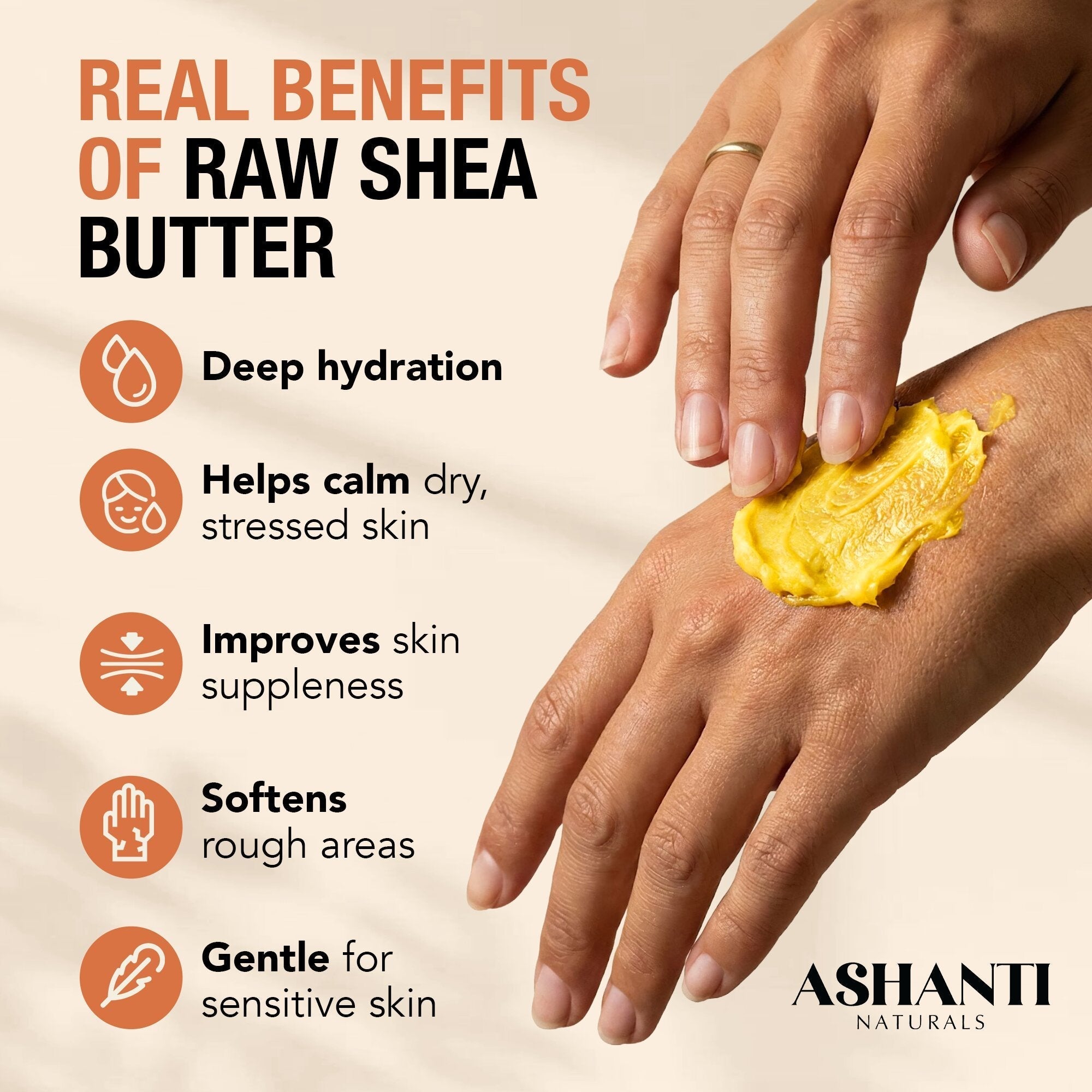100% Yellow Shea Butter - Creamy AshantiNaturals