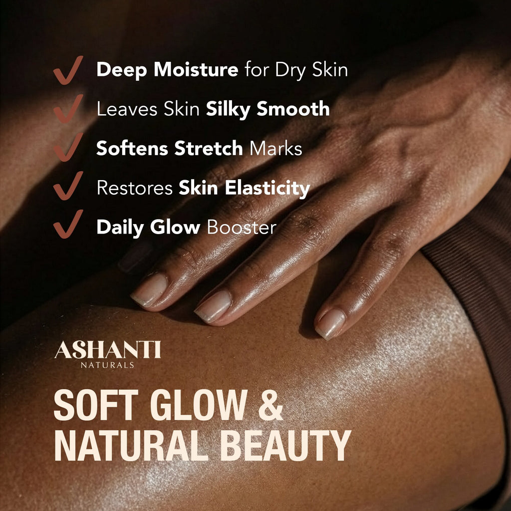Shea & Almond Body Oil - Midnight Amber AshantiNaturals