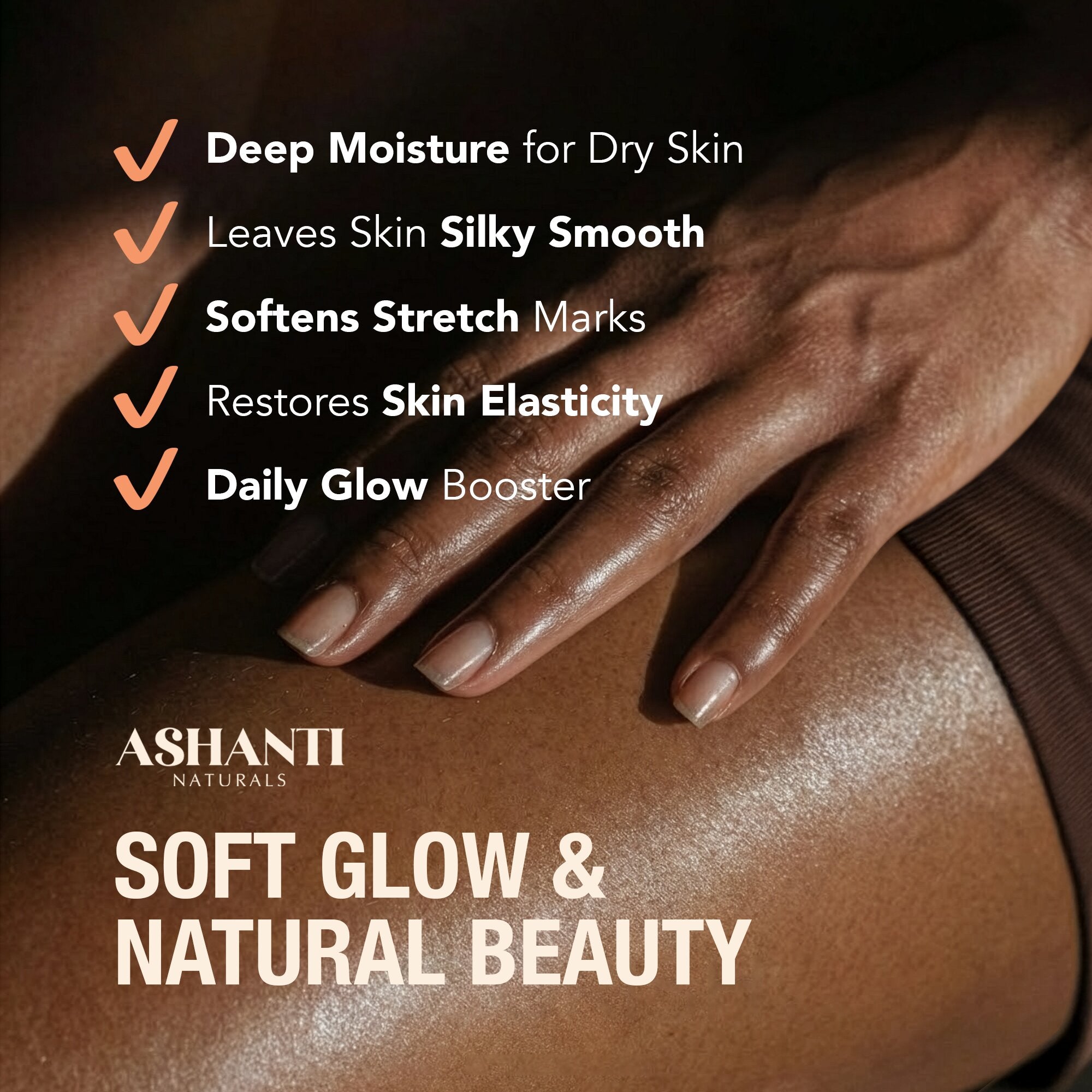 Shea & Almond Body Oil - Juicy Peach AshantiNaturals