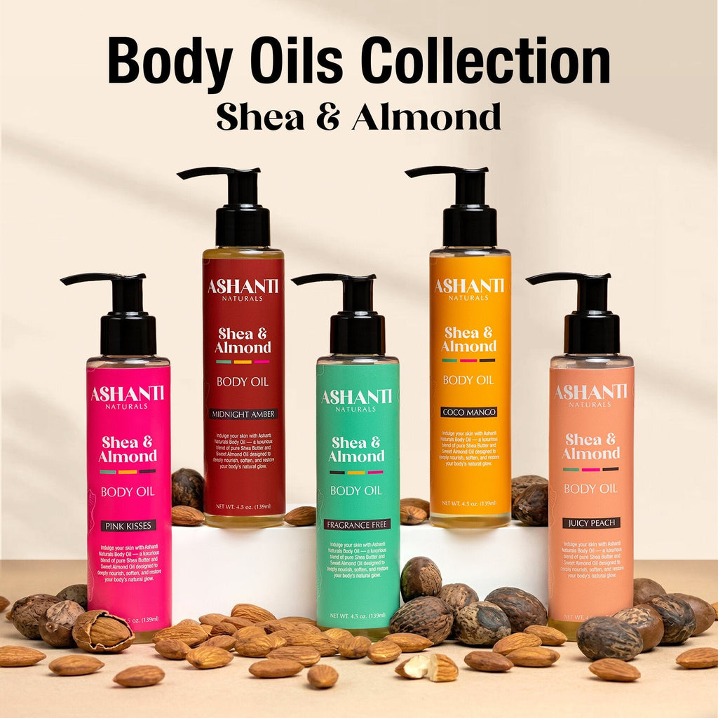 Shea & Almond Body Oil - Coco Mango AshantiNaturals