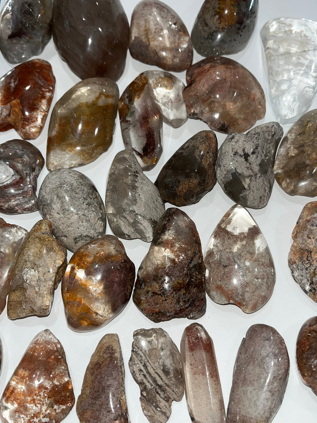 Lodolite Quartz Lenses - Unique Shaman Quartz from Minas Gerais, Brazil with Stunning Inclusions High Ho Gems and Crystals