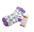 Color your own Socks Kit Colours Crafts