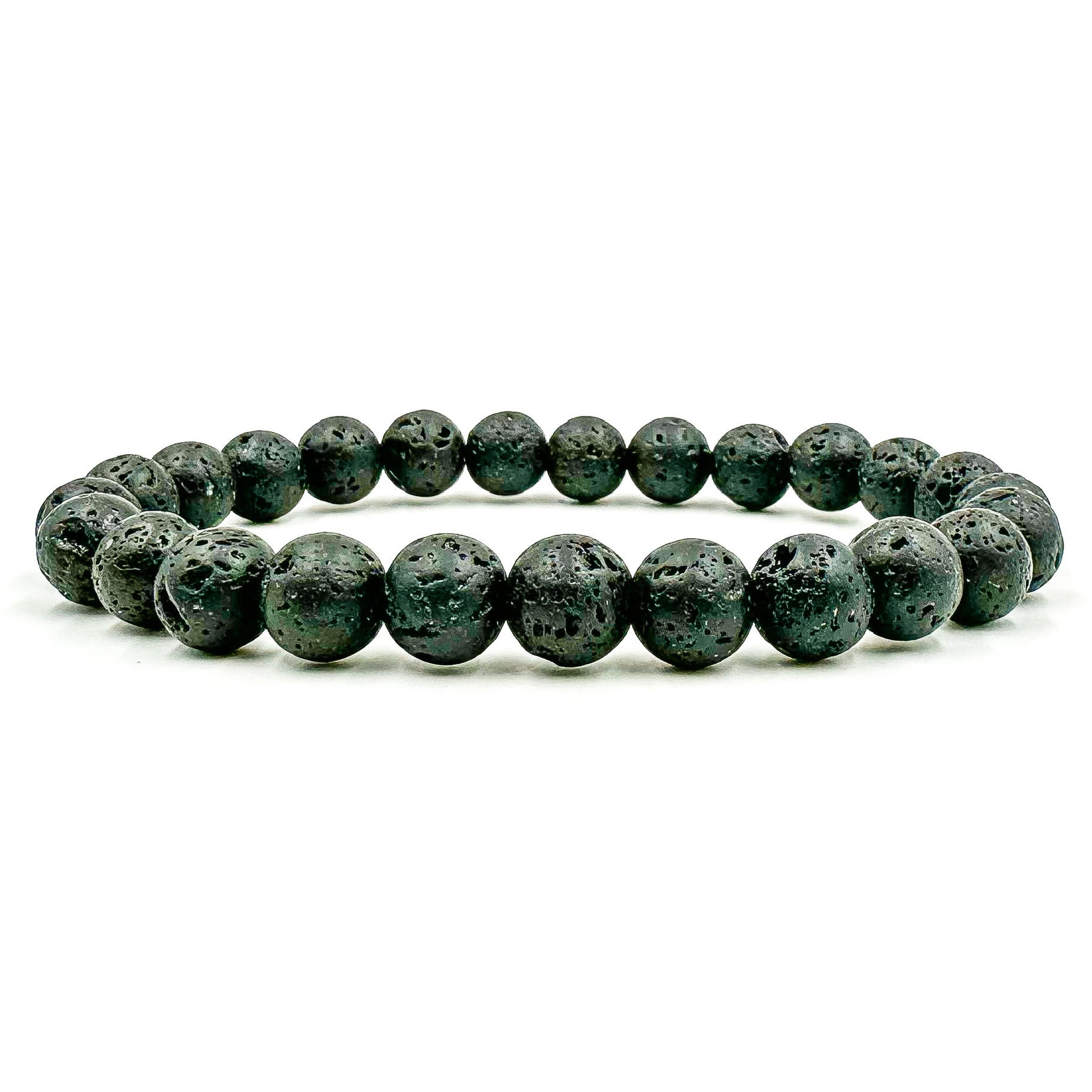 Premium 3 Pack Beaded Bracelet Stack - Sandalwood & Lava Rock Everwood Original