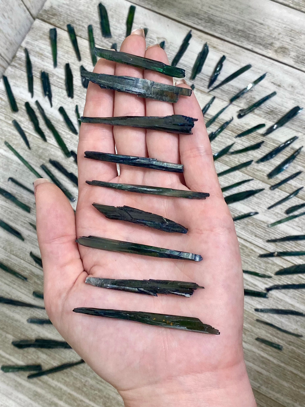 Vivianite Blades - Spiritual Awareness Curious Muse Crystals