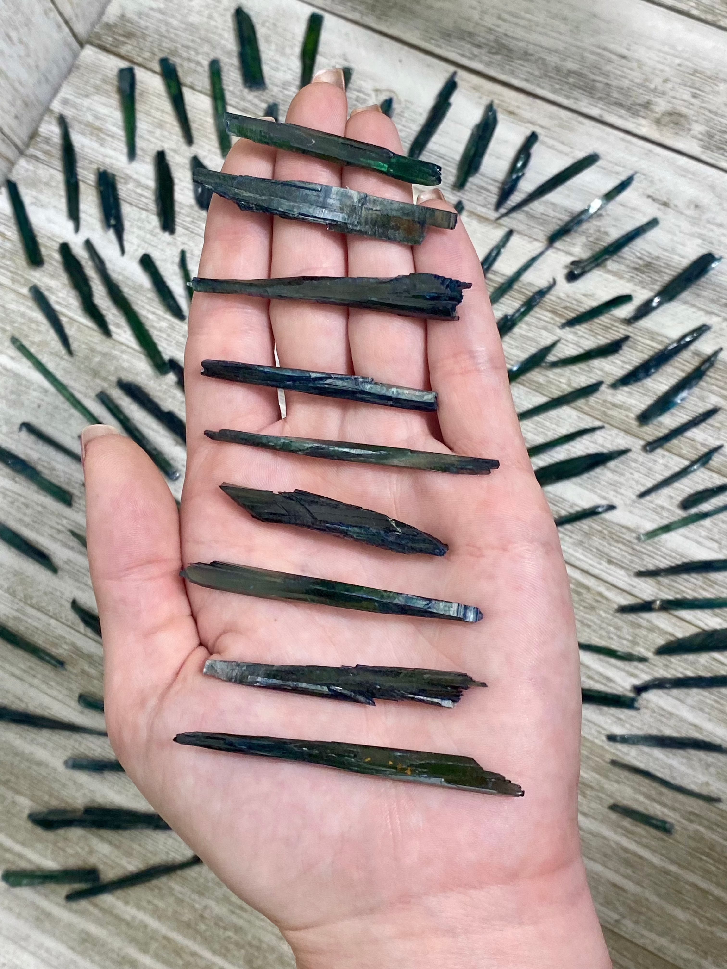 Vivianite Blades - Spiritual Awareness Curious Muse Crystals