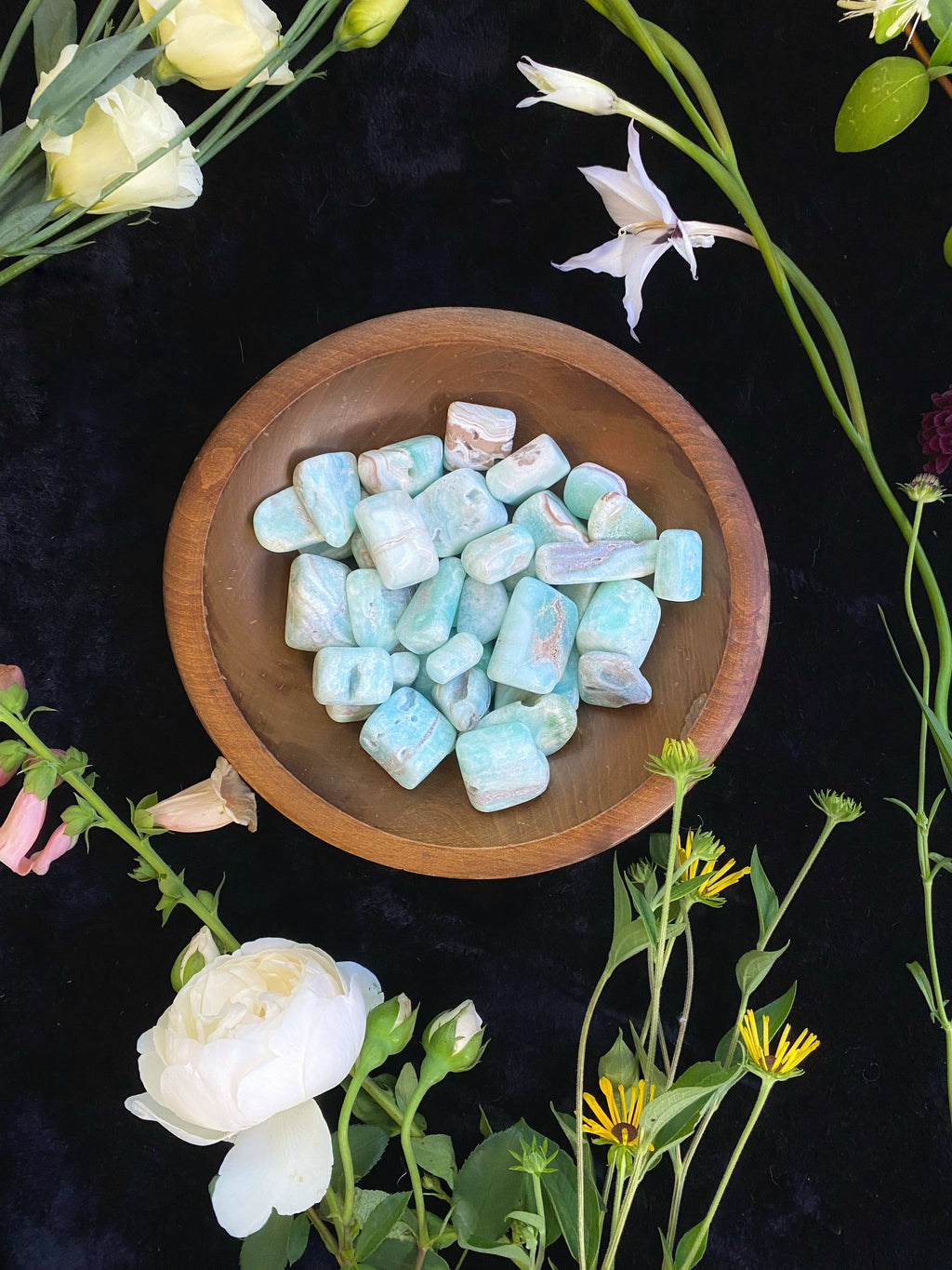 Blue Aragonite - Tumbled Keven Craft Rituals