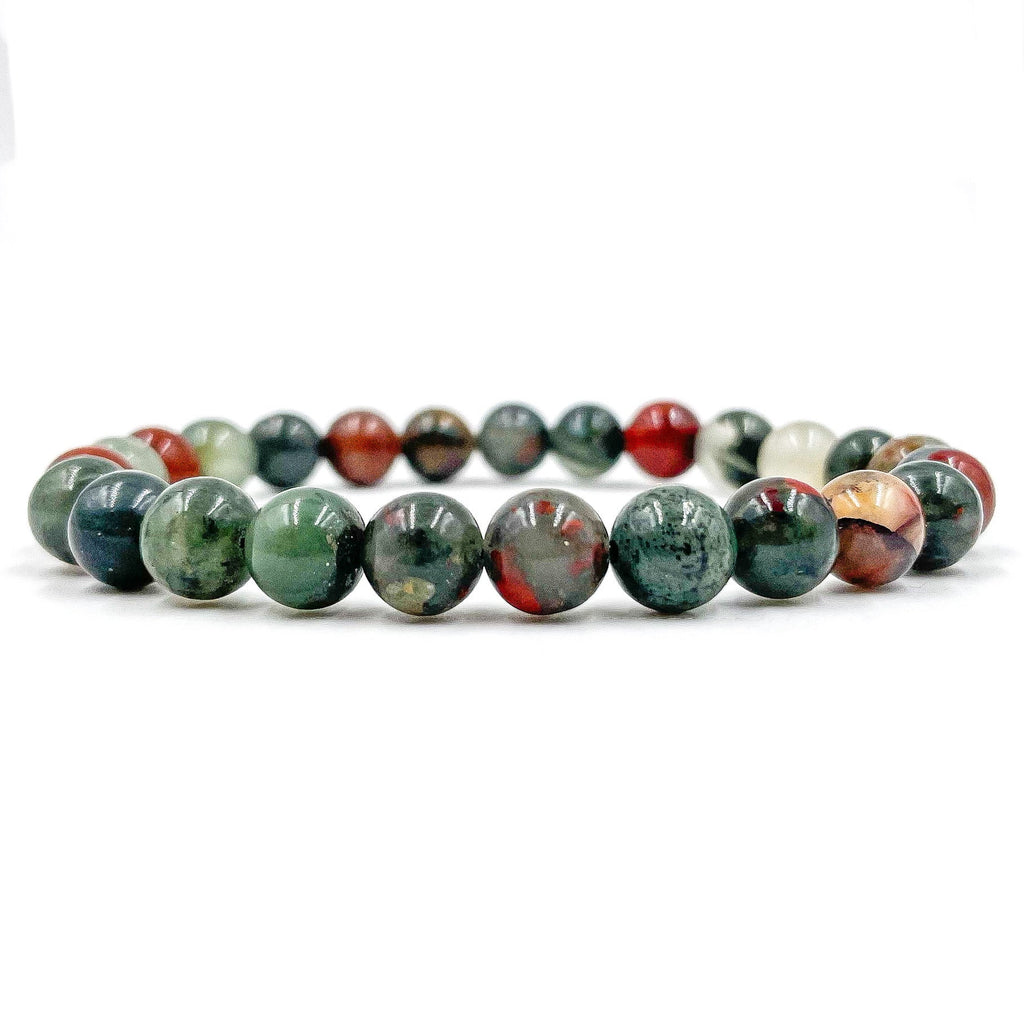 Union - Bloodstone Gemstone Beaded Bracelet Everwood Original