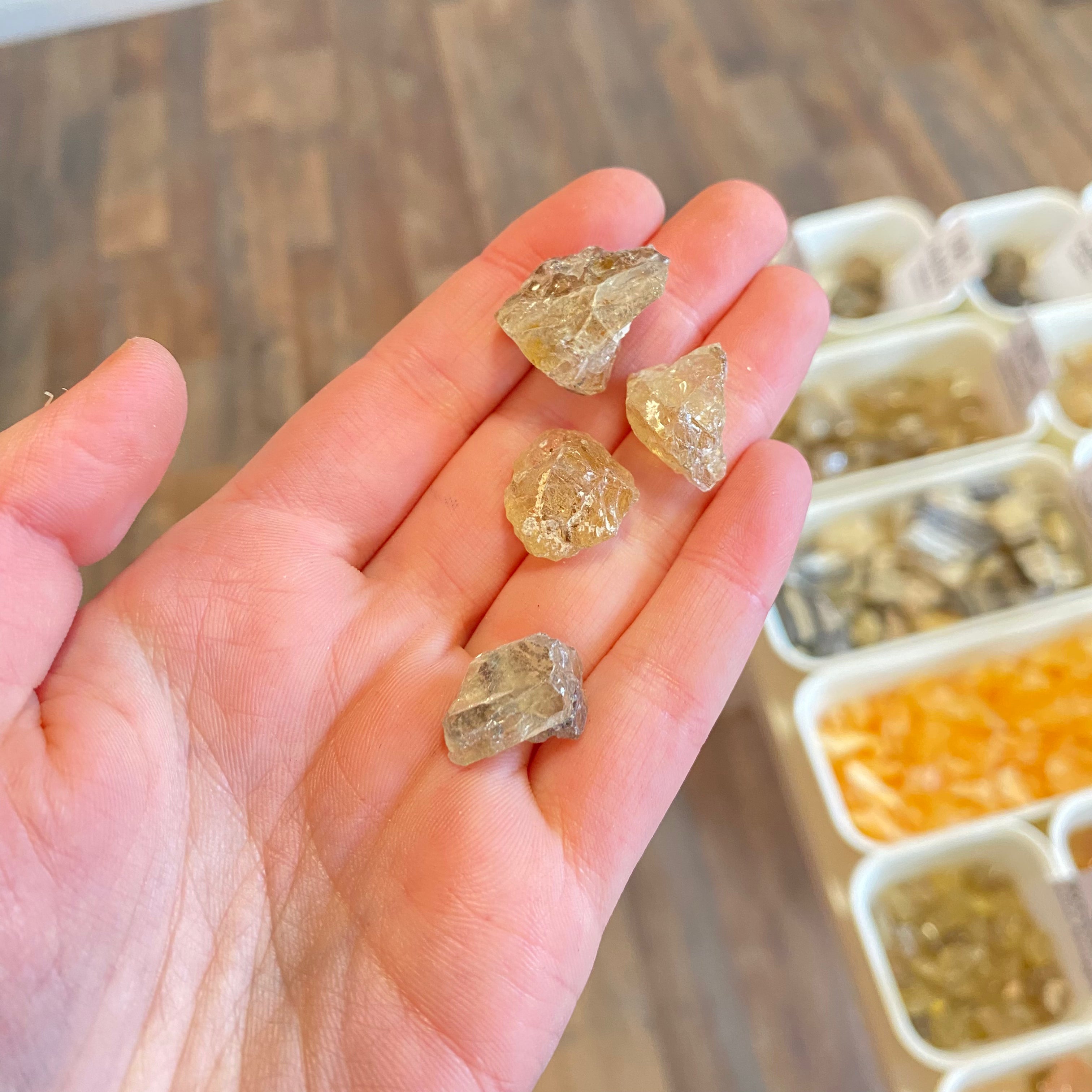 Bytownite (Inner Strength) Rough White Mountain Crystals