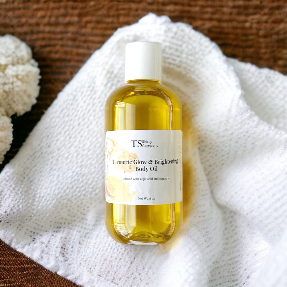 Turmeric Glow & Brightening Body Oil 4oz TS Skin Company