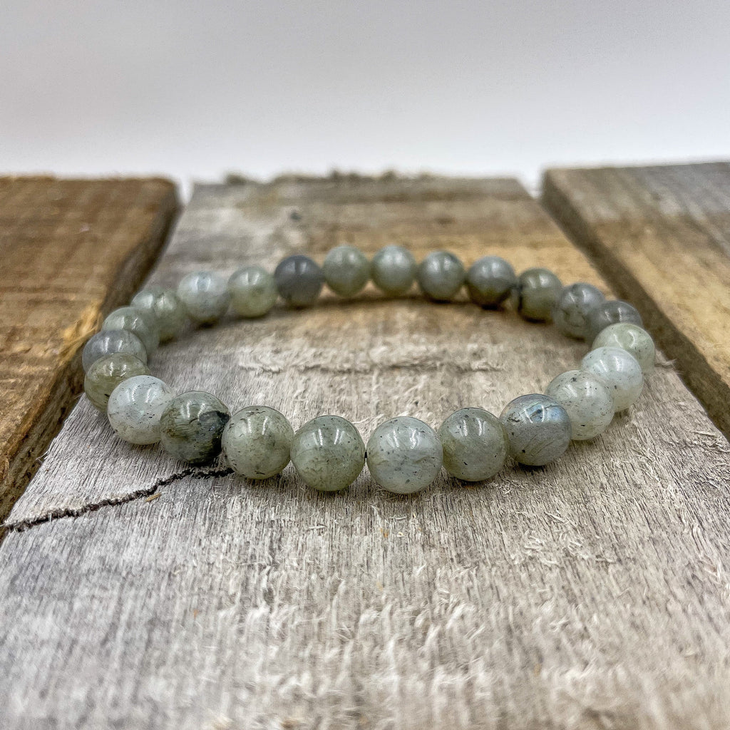 Union - Labradorite Gemstone Beaded Bracelet Everwood Original