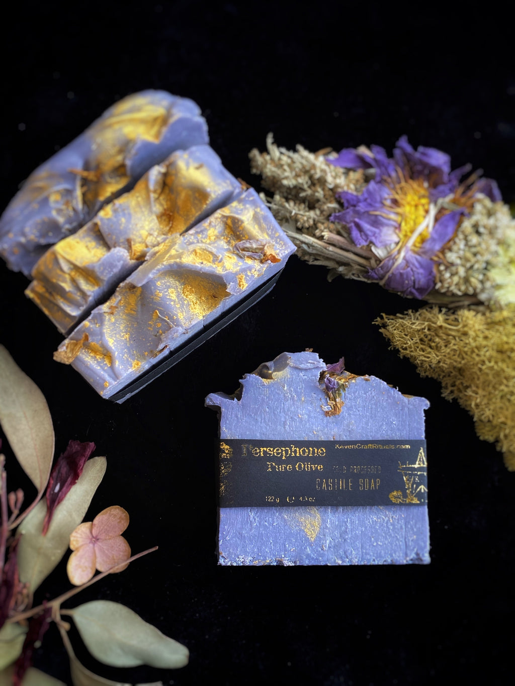 Persephone - Artisan, Superfatted, (Olive Oil Only)  Cold- Processed Soap for the Face and Body Keven Craft Rituals