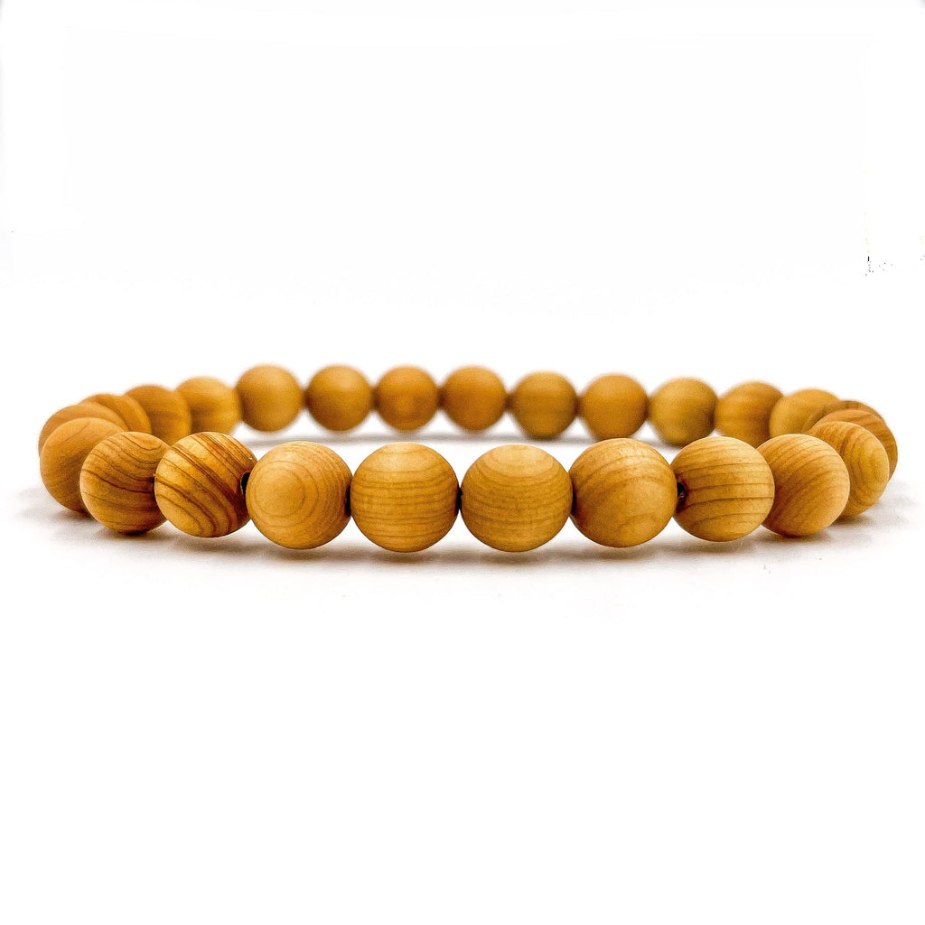Union - Cedar Wood Mala Beaded Bracelet Everwood Original