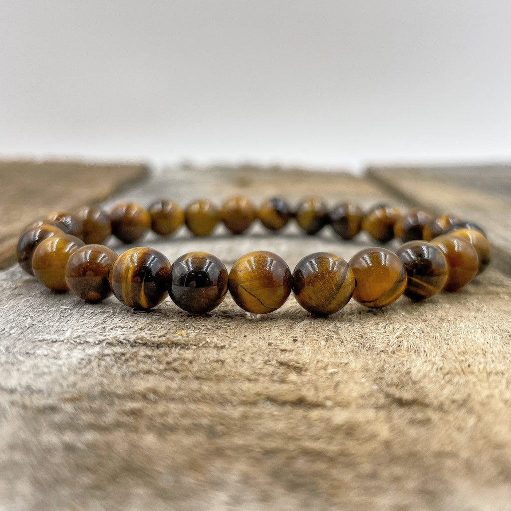 Union - Tiger Eye Gemstone Beaded Bracelet Everwood Original