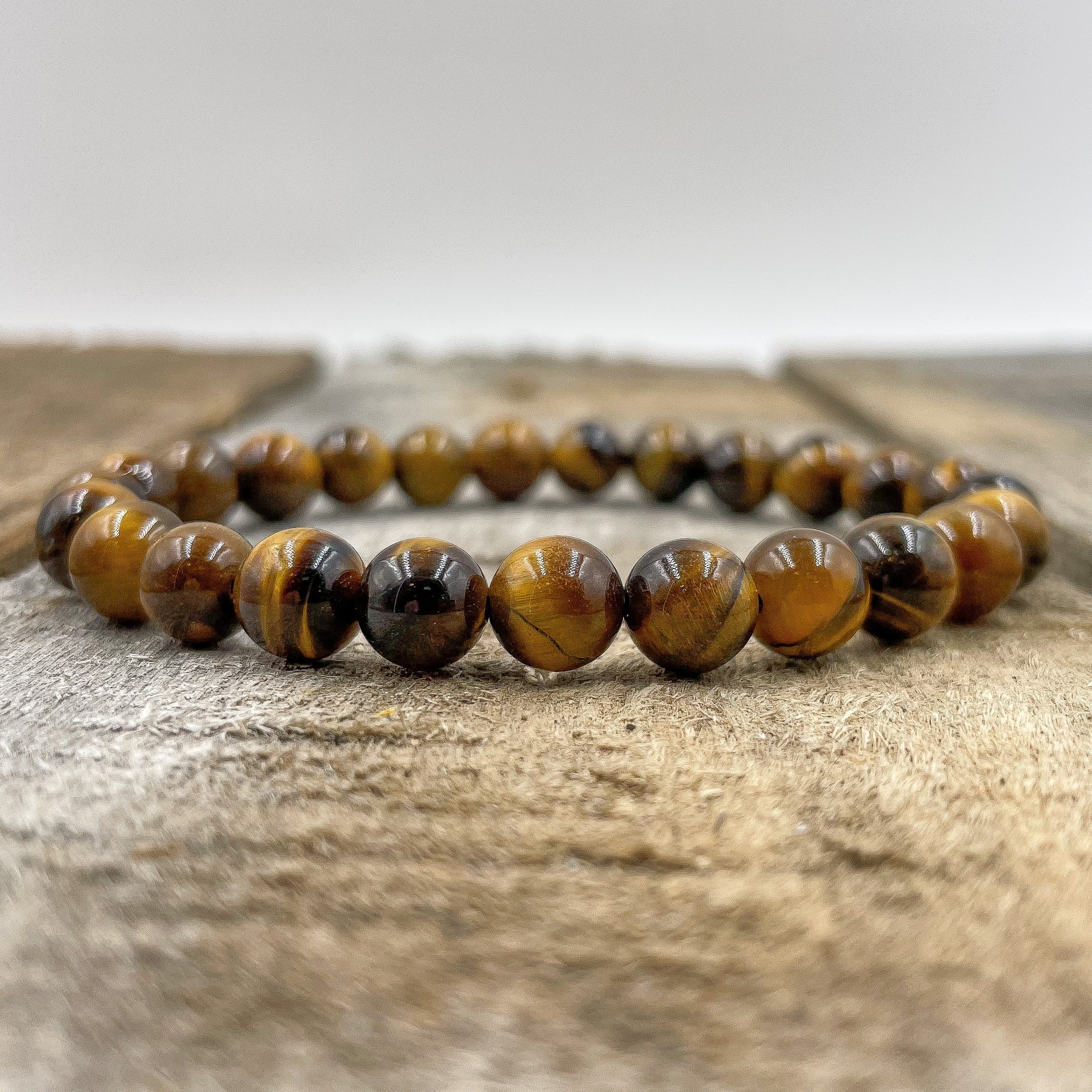 Union - Tiger Eye Gemstone Beaded Bracelet Everwood Original