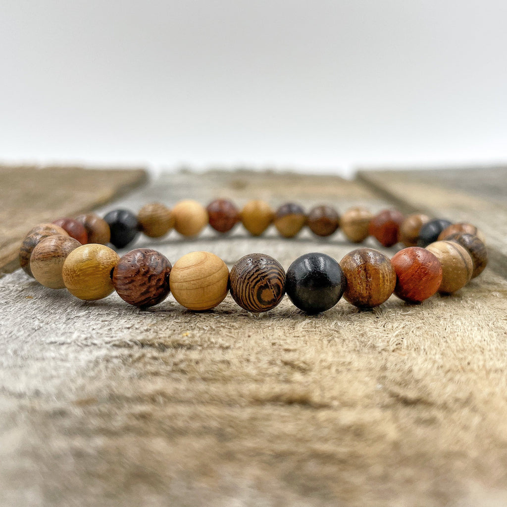 Union - All Mixed Up Wood Mala Beaded Bracelet Everwood Original