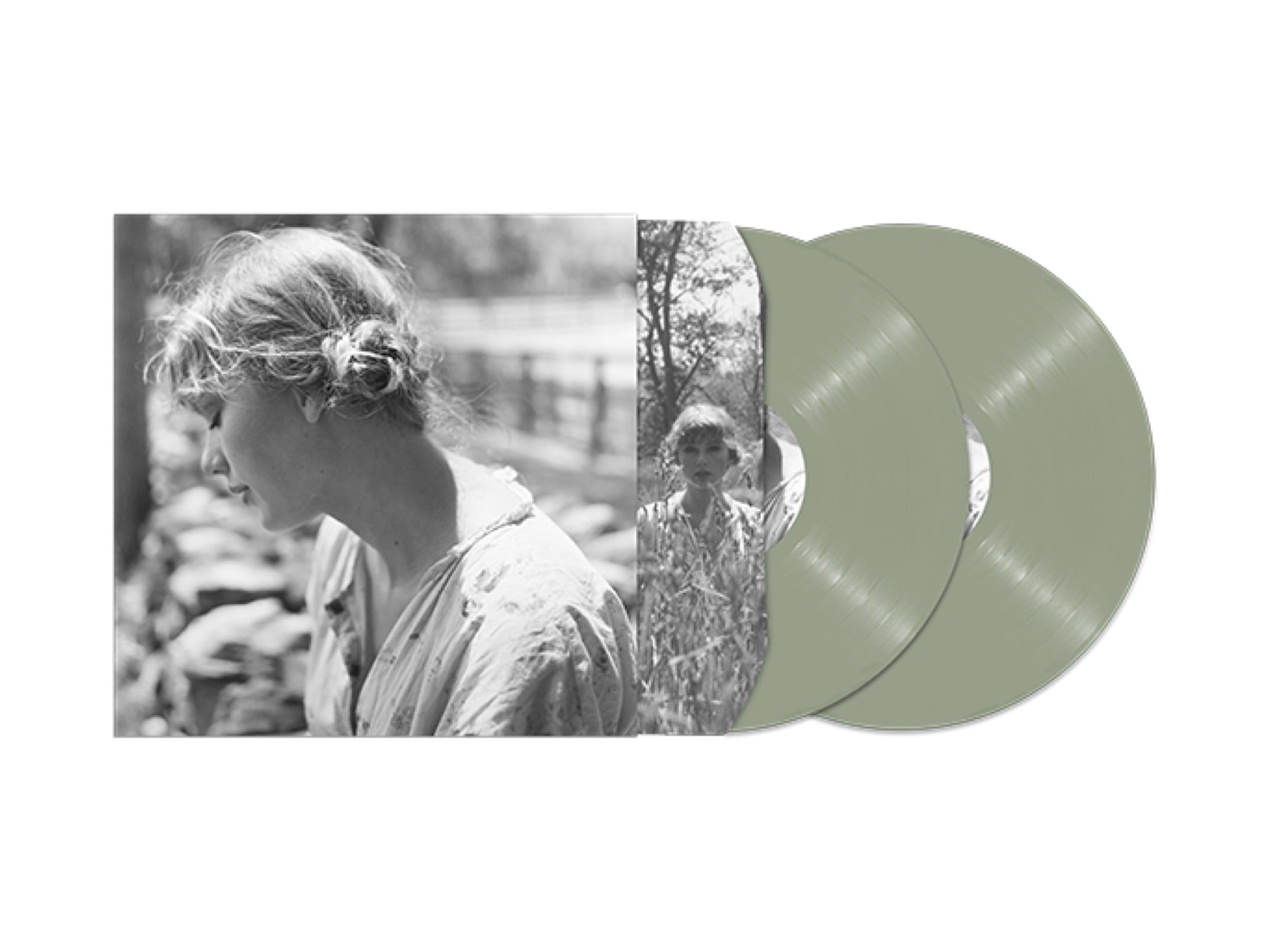 Taylor Swift - Folklore ("Stolen Lullabies" Deluxe Edition Green Colored Vinyl) Pale Blue Dot Records