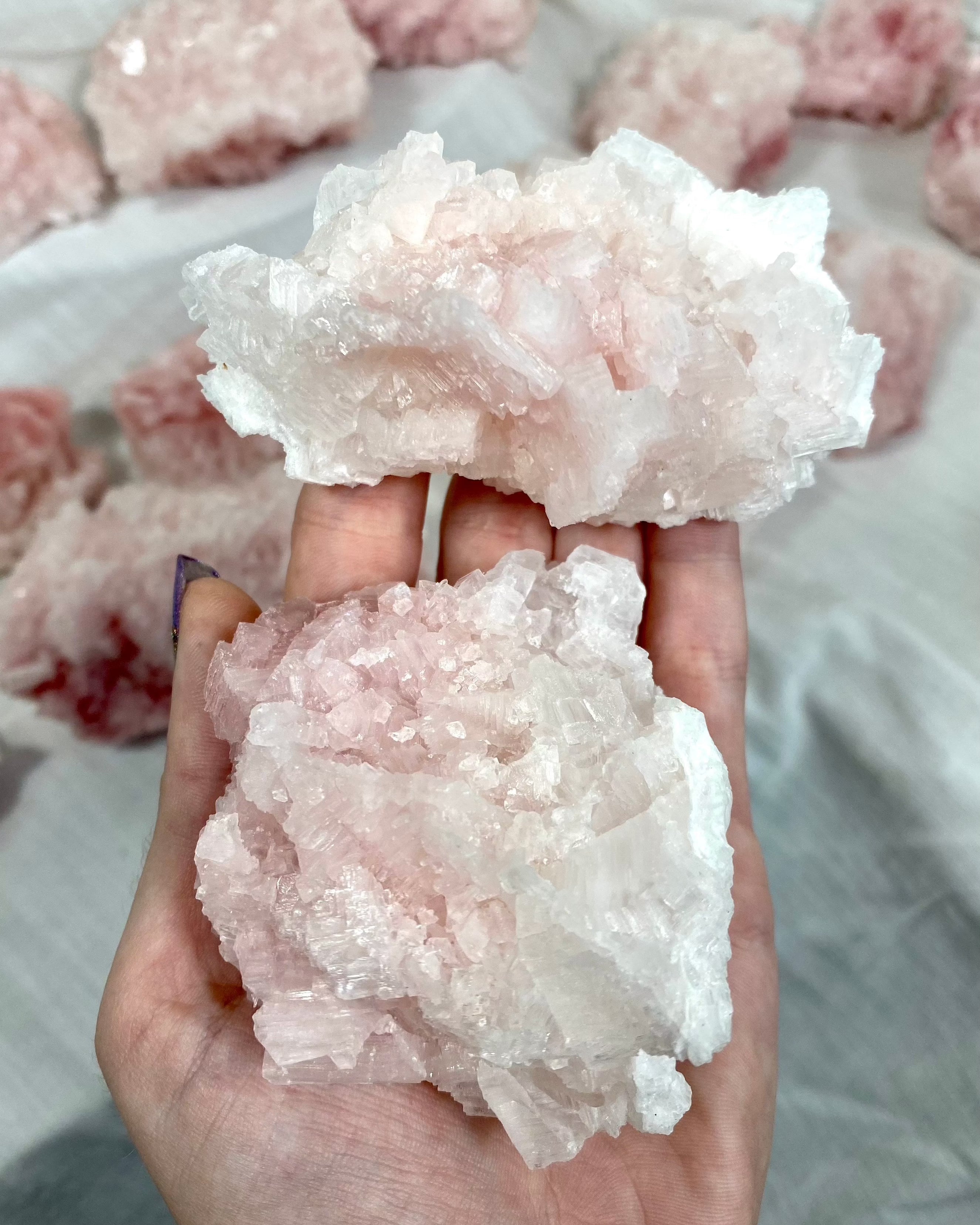 Halite from Owen’s Lake, California - Small Curious Muse Crystals
