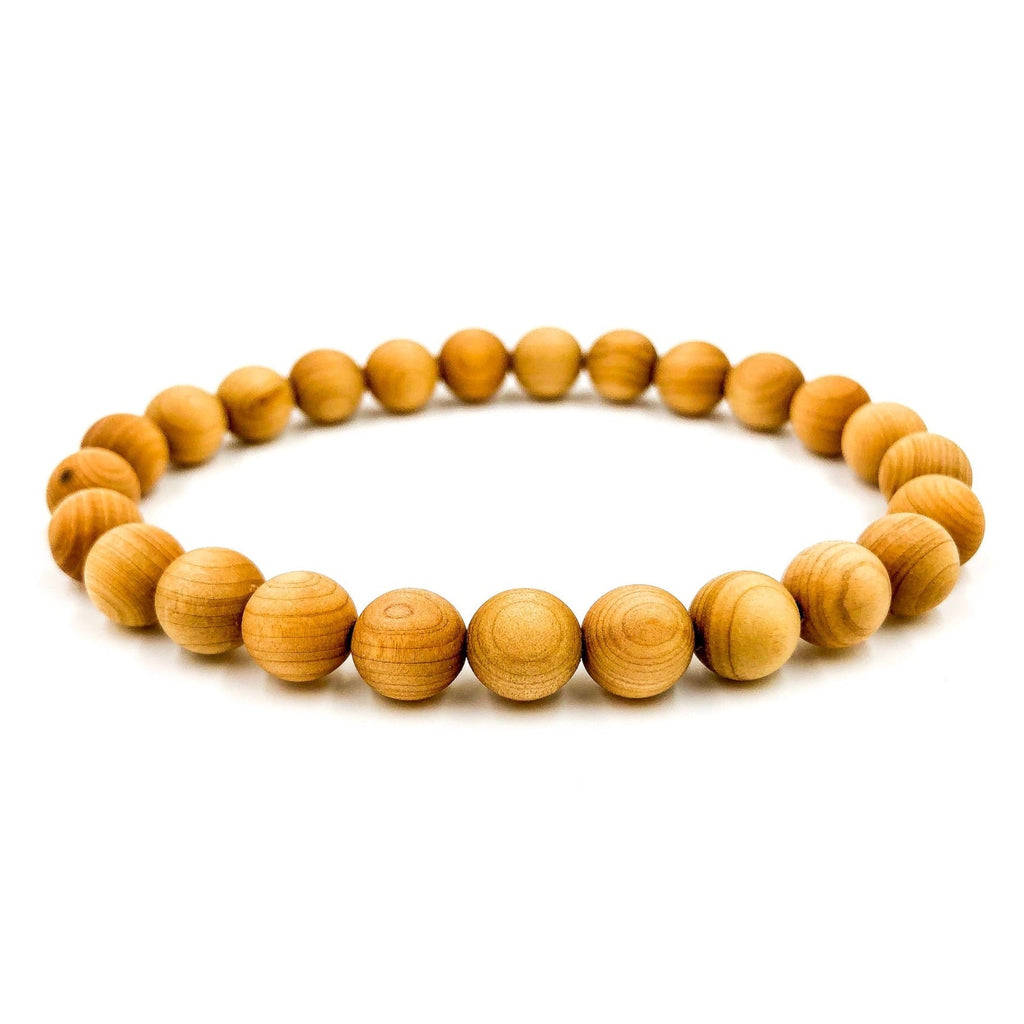 Union - Cedar Wood Mala Beaded Bracelet Everwood Original