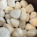 White Stripe Calcite Tumbled Gemstone - Natural Healing Stone for Energy and Balance High Ho Gems and Crystals