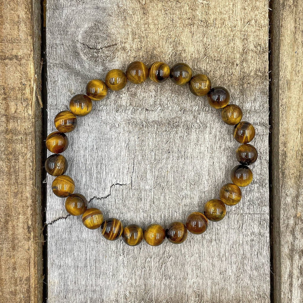 Union - Tiger Eye Gemstone Beaded Bracelet Everwood Original