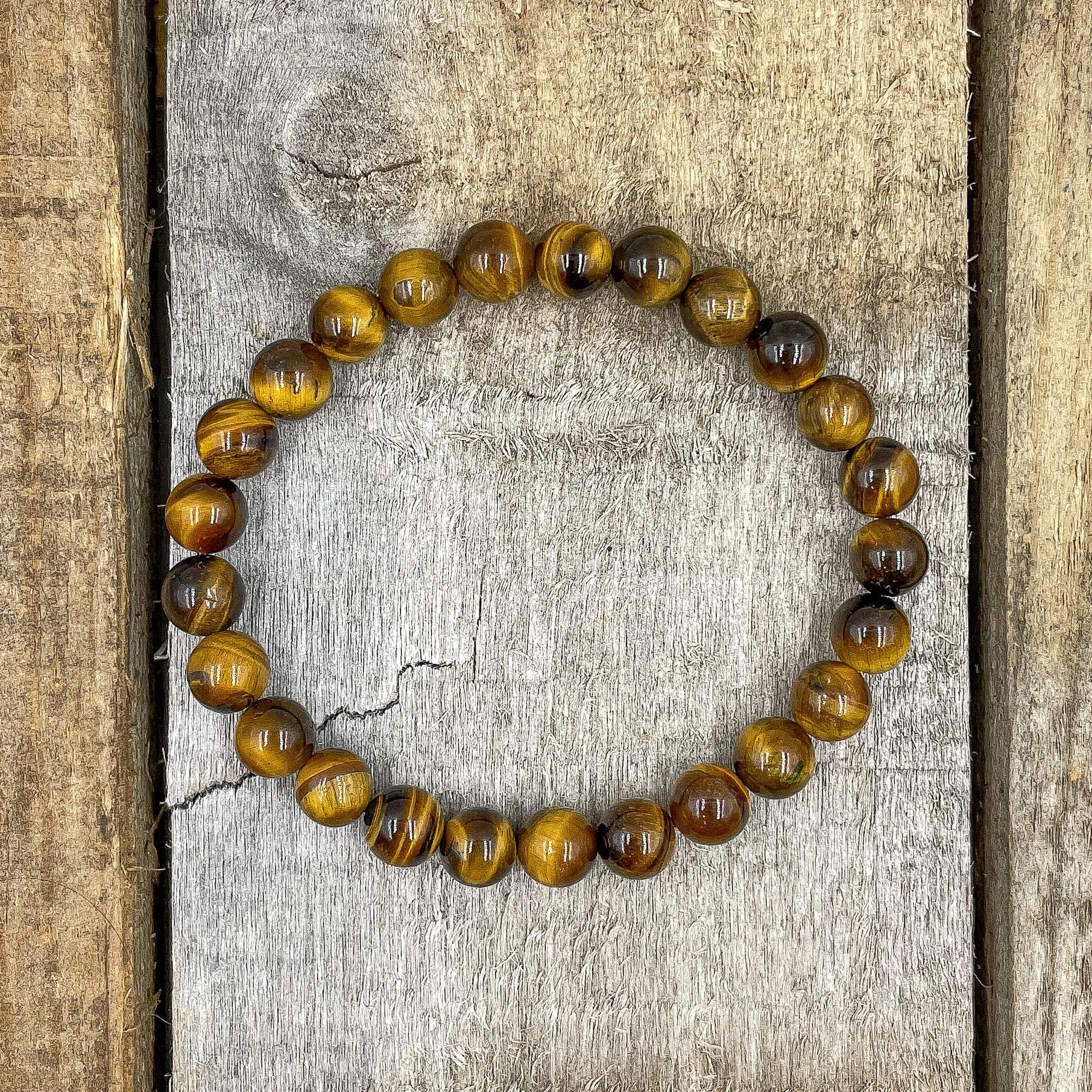 Union - Tiger Eye Gemstone Beaded Bracelet Everwood Original