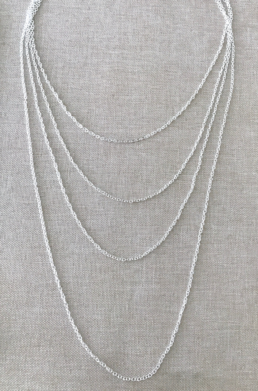 20" - 925 Sterling Silver Filled Necklace Chain - Dainty Fine - 20" - 20 Inch - Lobster Claw Clasp - .925 Stamped - Cable Chain The Attic Exchange