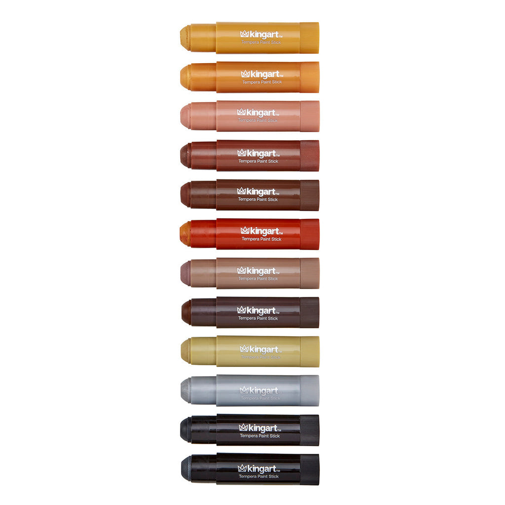 Tempera Paint Sticks, 60 Colors KINGART