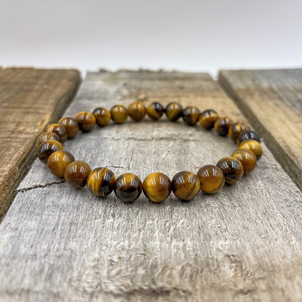 Union - Tiger Eye Gemstone Beaded Bracelet Everwood Original